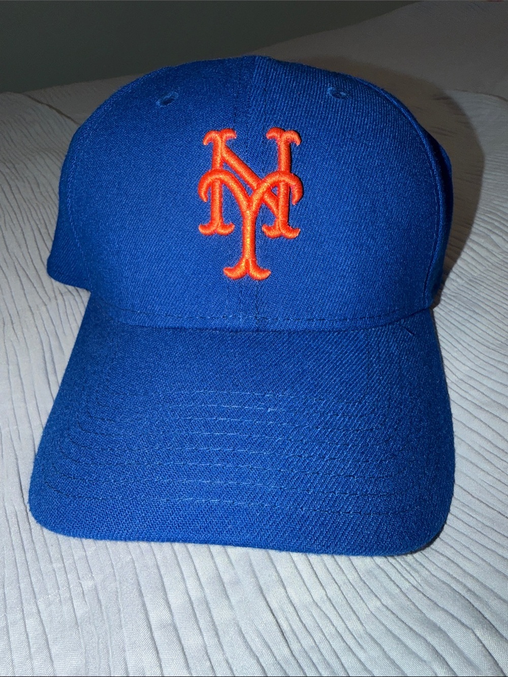 New Era Royal Blue Cap with Orange Embroidered Logo